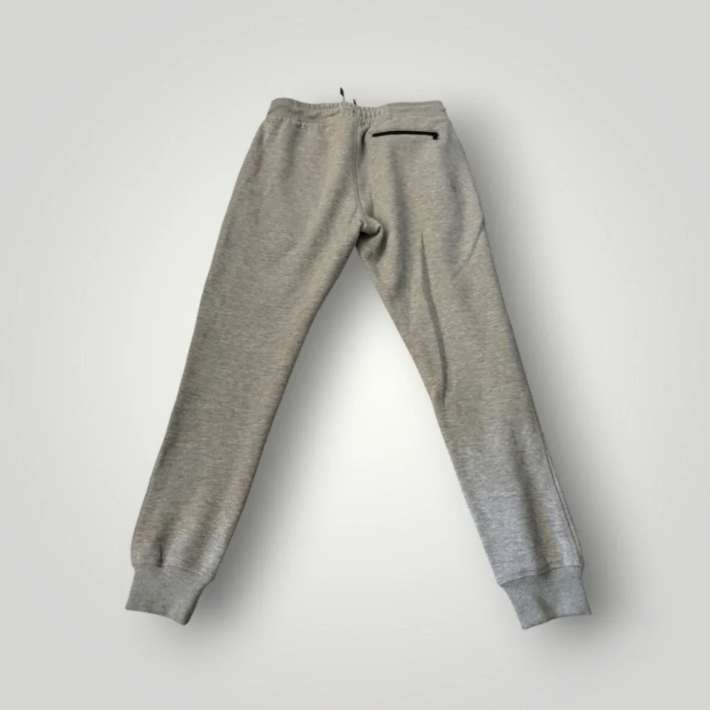 YoungLA Jogger Sweatpants Men Large Grey Athletic Fleece Pockets Gym Fitness